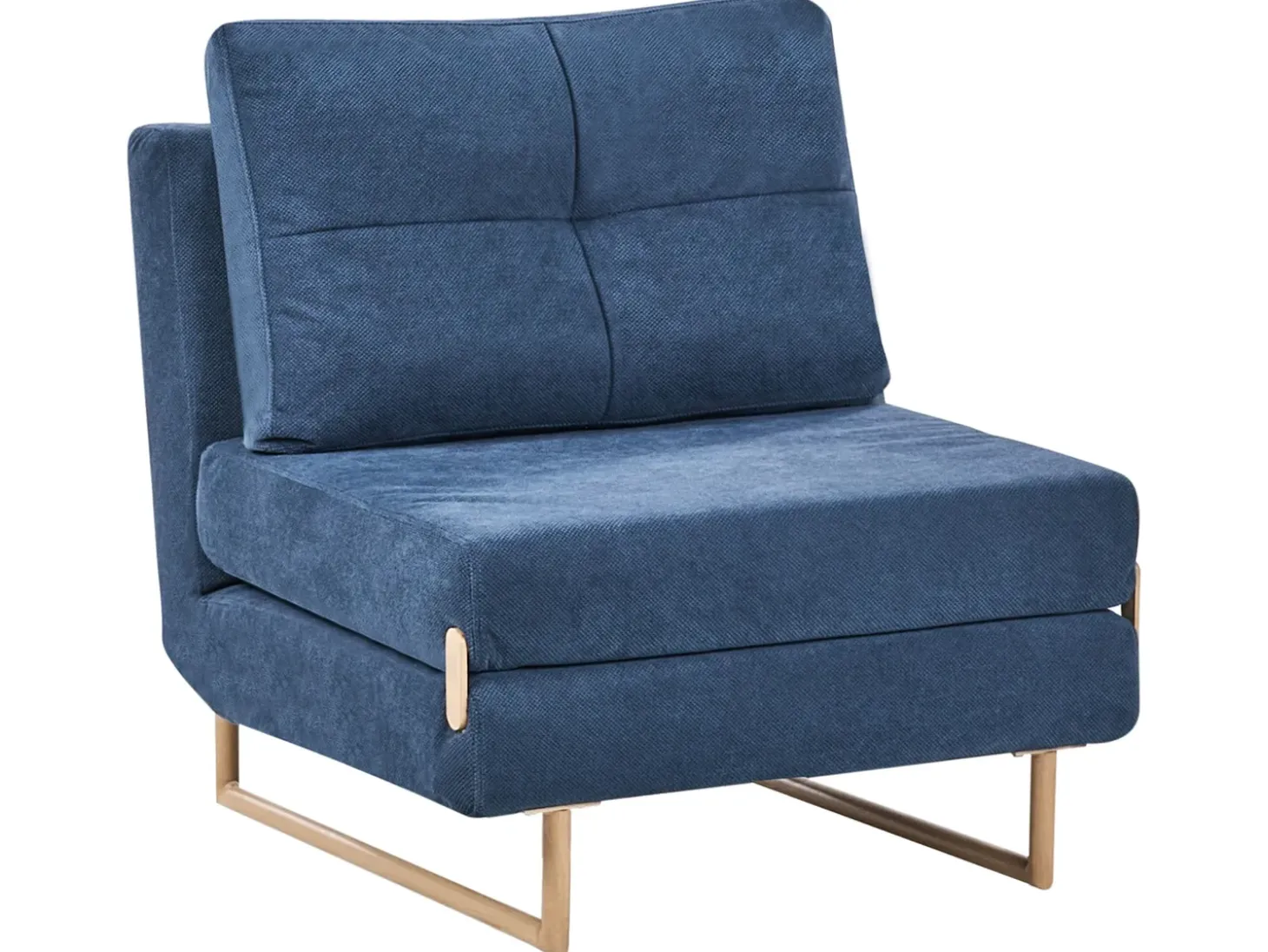 Discount Sofa rozkładana jednoosobowa JERSLEV Niebieski Sofy Z Funkcją Spania|Wszystkie Sofy