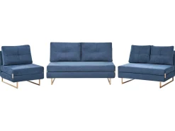 Discount Sofa rozkładana jednoosobowa JERSLEV Niebieski Sofy Z Funkcją Spania|Wszystkie Sofy