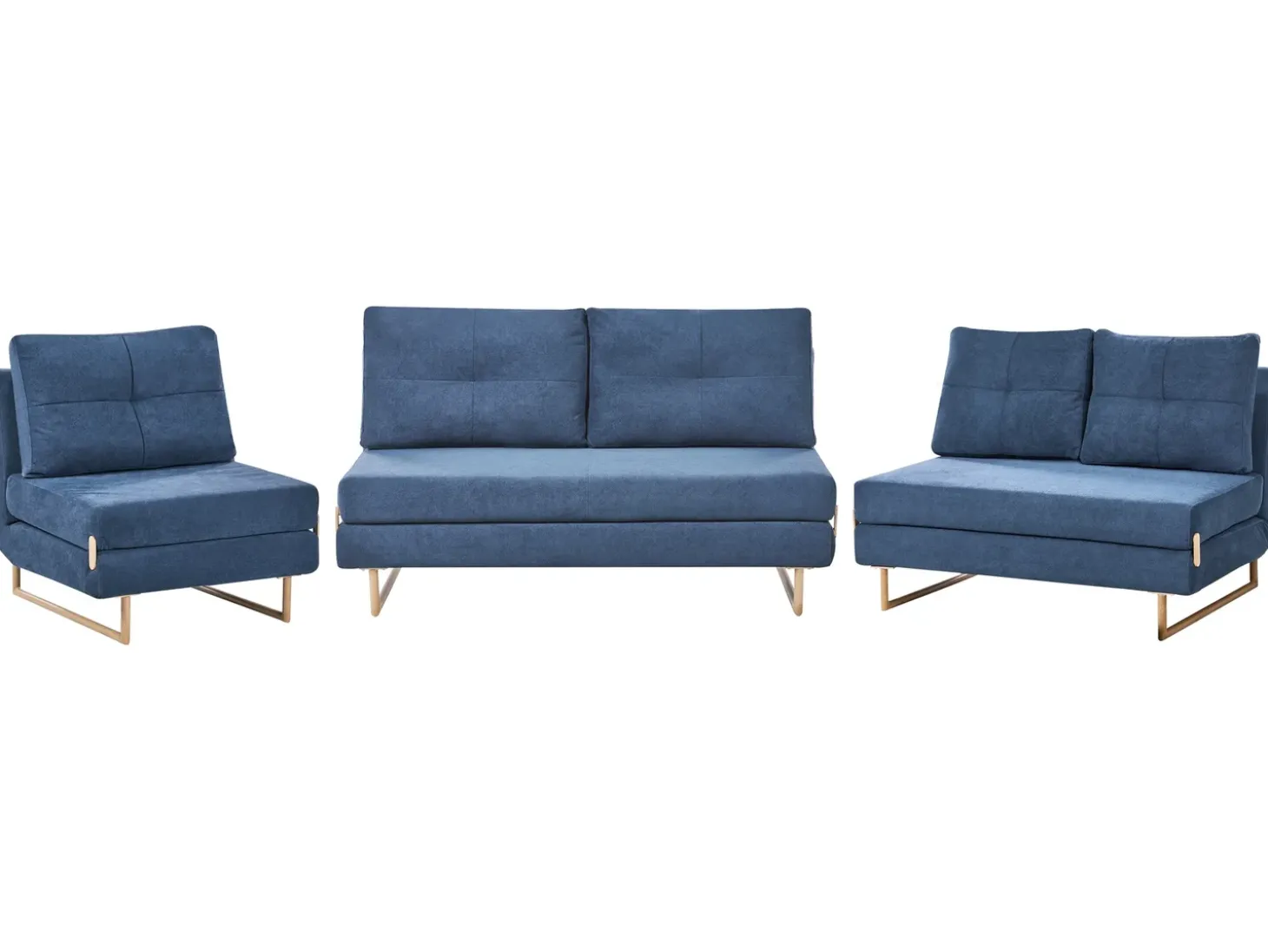 Discount Sofa rozkładana jednoosobowa JERSLEV Niebieski Sofy Z Funkcją Spania|Wszystkie Sofy