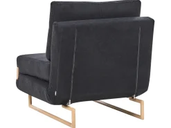 Sale Sofa rozkładana jednoosobowa JERSLEV Czarny Sofy Z Funkcją Spania|Wszystkie Sofy