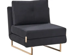 Sale Sofa rozkładana jednoosobowa JERSLEV Czarny Sofy Z Funkcją Spania|Wszystkie Sofy