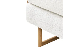 Hot Sofa rozkładana jednoosobowa JERSLEV Boucle Złamana biel Sofy Z Funkcją Spania|Wszystkie Sofy
