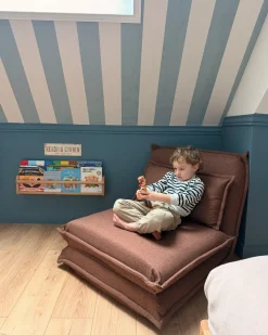 New Sofa rozkładana jednoosobowa DELLEN Dzieci Krzesła I Stoły Dziecięce|Sofy Z Funkcją Spania