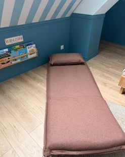 New Sofa rozkładana jednoosobowa DELLEN Dzieci Krzesła I Stoły Dziecięce|Sofy Z Funkcją Spania