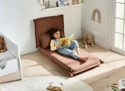 New Sofa rozkładana jednoosobowa DELLEN Dzieci Krzesła I Stoły Dziecięce|Sofy Z Funkcją Spania
