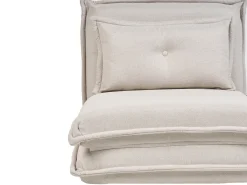 New Sofa rozkładana jednoosobowa DELLEN Złamana biel Dzieci Krzesła I Stoły Dziecięce|Sofy Z Funkcją Spania