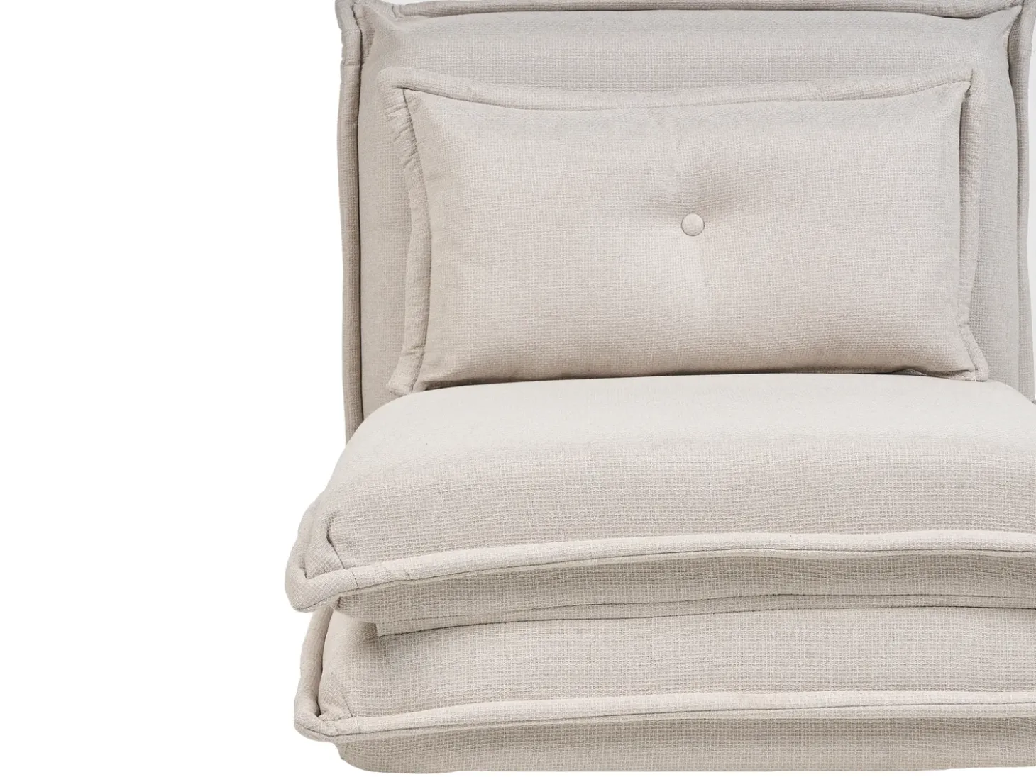 New Sofa rozkładana jednoosobowa DELLEN Złamana biel Dzieci Krzesła I Stoły Dziecięce|Sofy Z Funkcją Spania