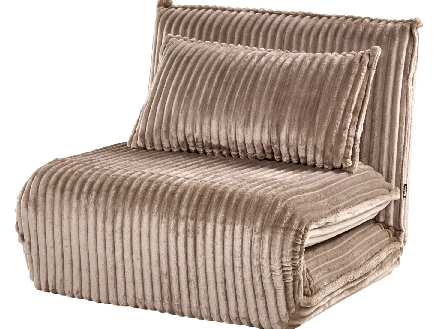 Outlet Sofa rozkładana jednoosobowa LYSEKIL Sztruks Jasno Dzieci Krzesła I Stoły Dziecięce|Sofy Z Funkcją Spania