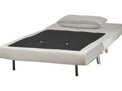 New Sofa rozkładana jednoosobowa FARRIS Welur Jasnoszary Dzieci Sofy Z Funkcją Spania|Wszystkie Sofy