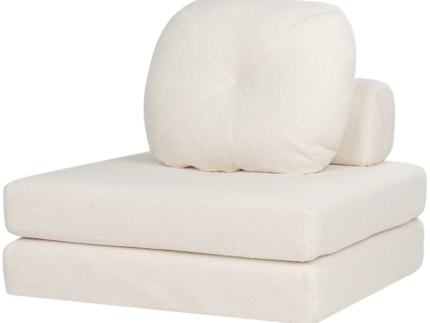 Sofa rozkładana jednoosobowa OLDEN Boucle Sofy Z Funkcją Spania|Wszystkie Sofy