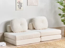 Sofa rozkładana jednoosobowa OLDEN Boucle Sofy Z Funkcją Spania|Wszystkie Sofy