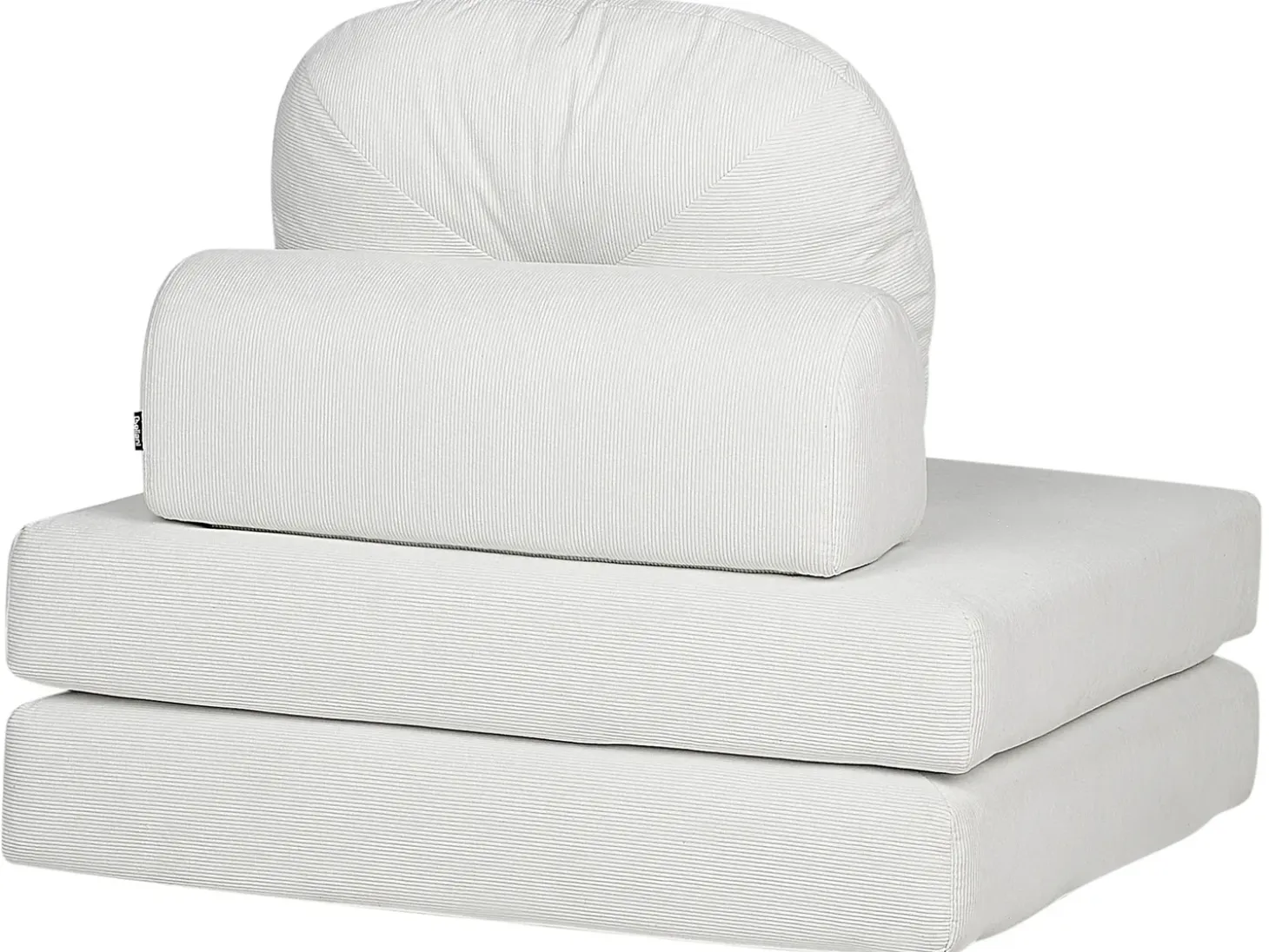 Discount Sofa rozkładana jednoosobowa OLDEN Sztruks Złamana biel Sofy Z Funkcją Spania|Wszystkie Sofy