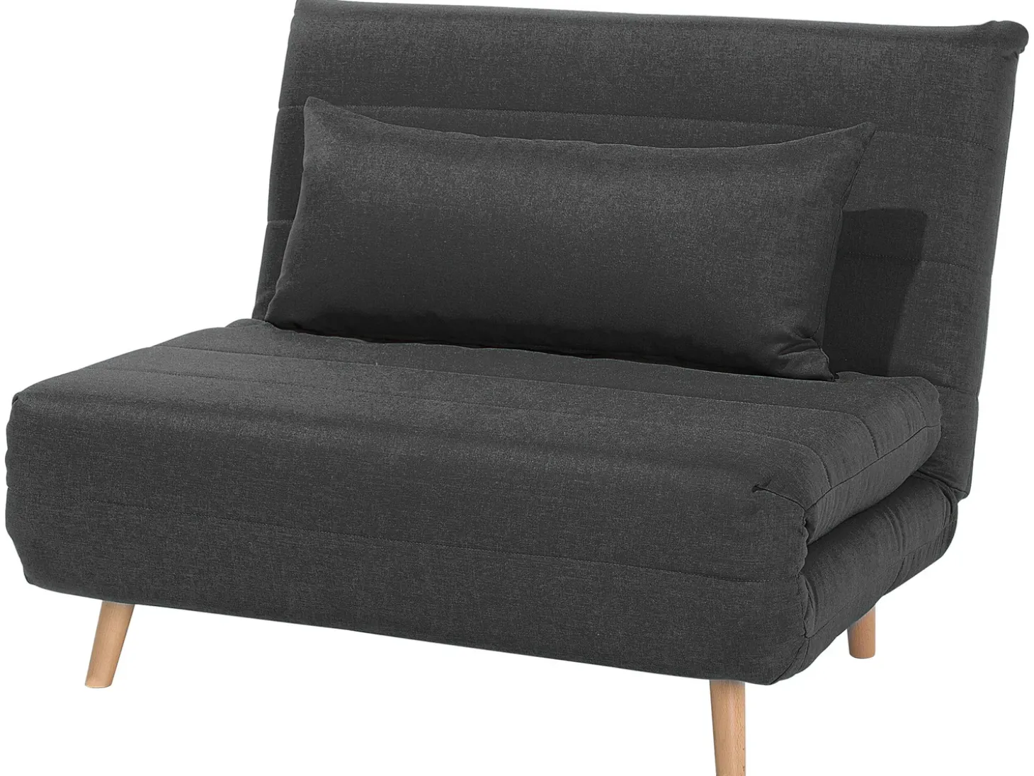 Sofa rozkładana jednoosobowa SETTEN Ciemnoszary Dzieci Sofy Z Funkcją Spania|Wszystkie Sofy