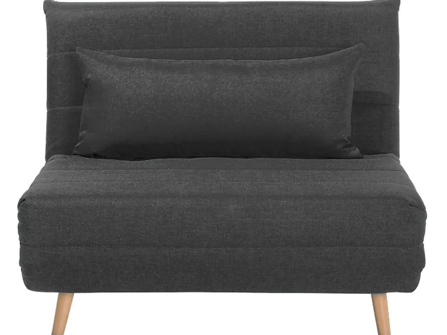 Sofa rozkładana jednoosobowa SETTEN Ciemnoszary Dzieci Sofy Z Funkcją Spania|Wszystkie Sofy