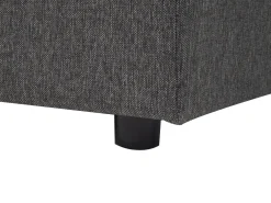 Sofa rozkładana w kształcie U dla 5 osób KARRABO Ciemnoszary ze schowkiem
