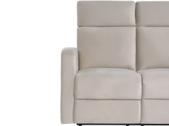 Clearance Sofa z elektryczną funkcją relaksu dla 2 osób VERDAL Welur Sofy Tapicerowane|Sofy Dwuosobowe