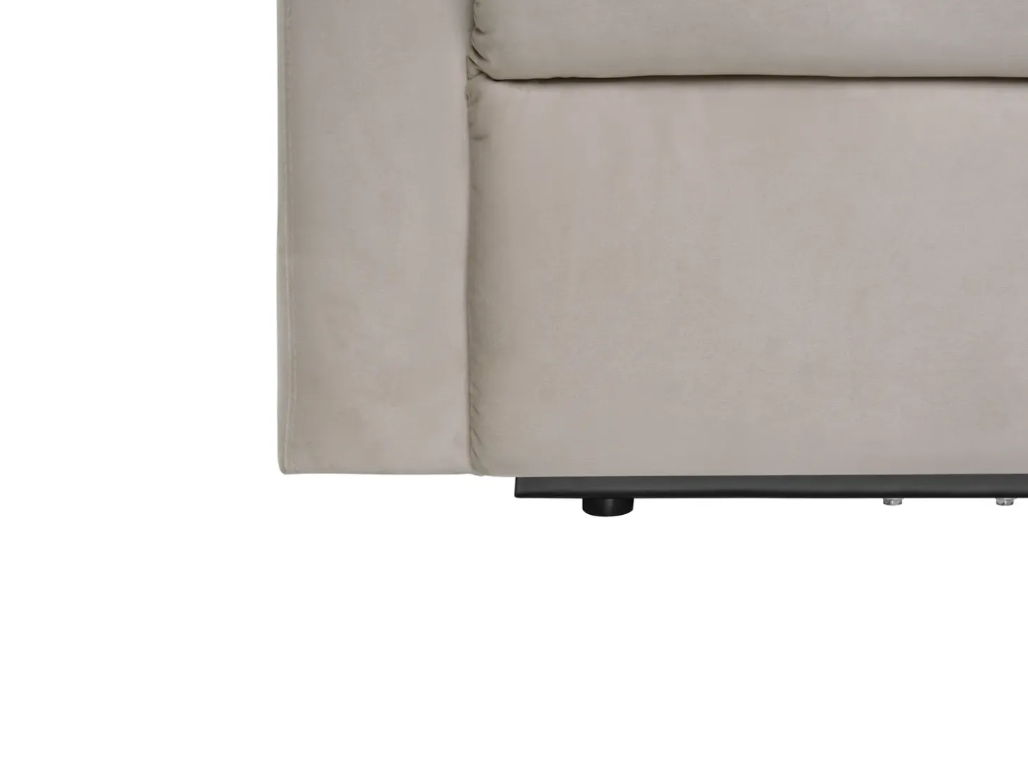 Clearance Sofa z elektryczną funkcją relaksu dla 2 osób VERDAL Welur Sofy Tapicerowane|Sofy Dwuosobowe