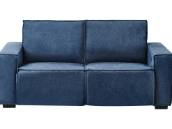 Hot Sofa z elektryczną funkcją relaksu dla 2 osób NUKARI Niebieski Sofy Tapicerowane|Sofy Dwuosobowe