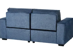 Hot Sofa z elektryczną funkcją relaksu dla 2 osób NUKARI Niebieski Sofy Tapicerowane|Sofy Dwuosobowe