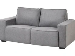 New Sofa z elektryczną funkcją relaksu dla 2 osób NUKARI Szary Sofy Tapicerowane|Sofy Dwuosobowe