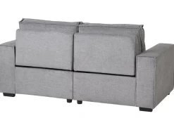 New Sofa z elektryczną funkcją relaksu dla 2 osób NUKARI Szary Sofy Tapicerowane|Sofy Dwuosobowe