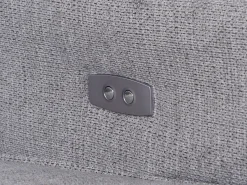 New Sofa z elektryczną funkcją relaksu dla 2 osób NUKARI Szary Sofy Tapicerowane|Sofy Dwuosobowe