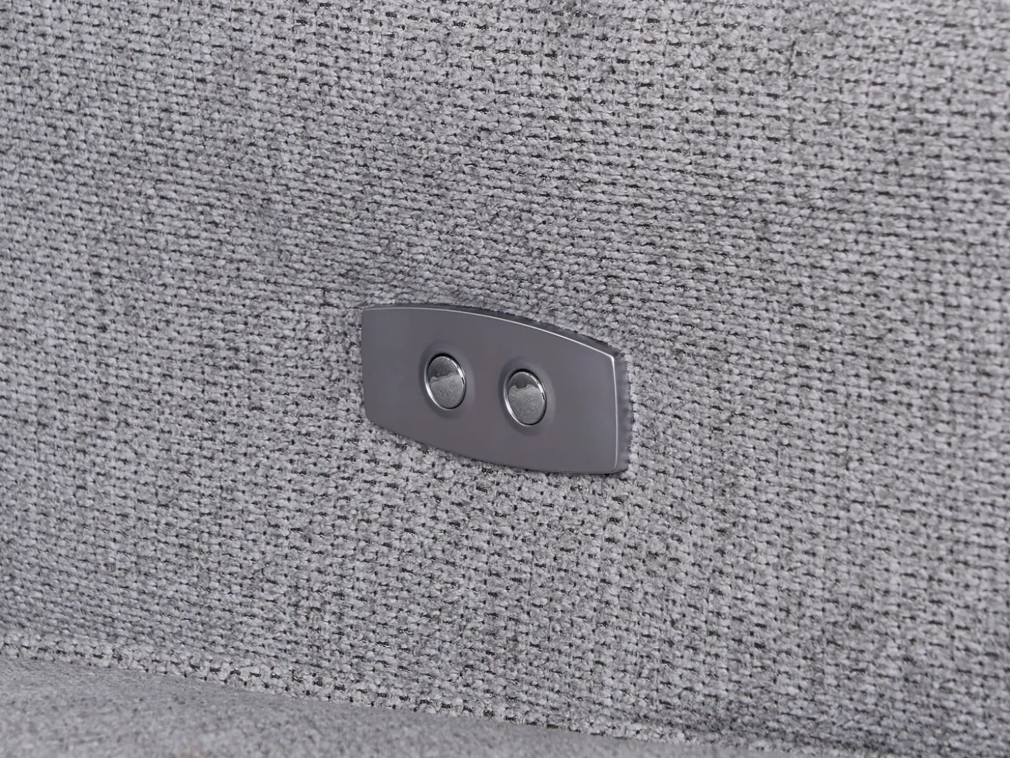New Sofa z elektryczną funkcją relaksu dla 2 osób NUKARI Szary Sofy Tapicerowane|Sofy Dwuosobowe