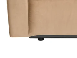 Discount Sofa z elektryczną funkcją relaksu dla 2 osób VERDAL Welur Jasno Sofy Tapicerowane|Sofy Dwuosobowe