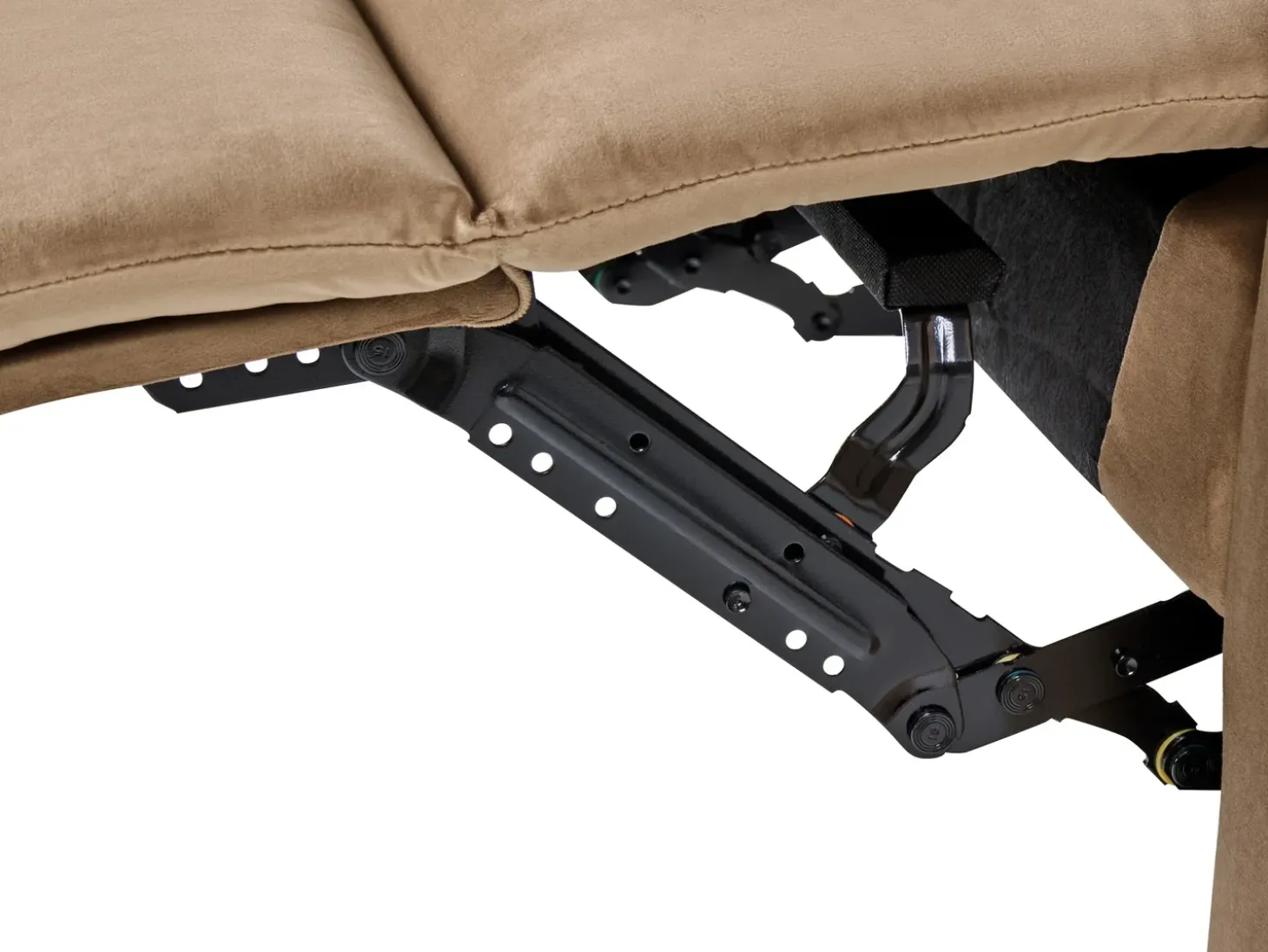Discount Sofa z elektryczną funkcją relaksu dla 2 osób VERDAL Welur Jasno Sofy Tapicerowane|Sofy Dwuosobowe