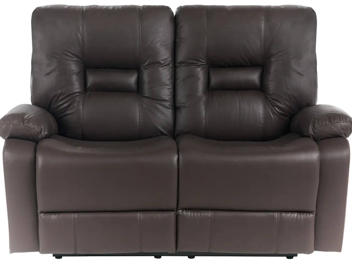 Hot Sofa z manualną funkcją relaksu dla 2 osób BERGEN Ekoskóra Sofy Dwuosobowe|Kolekcje Sof