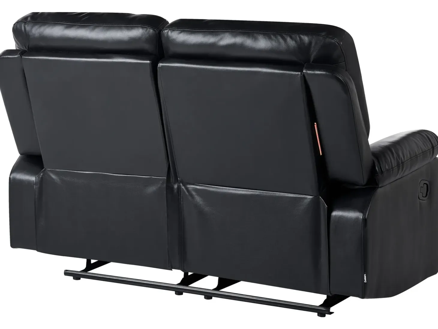 Clearance Sofa z manualną funkcją relaksu dla 2 osób BERGEN Ekoskóra Sofy Dwuosobowe|Kolekcje Sof