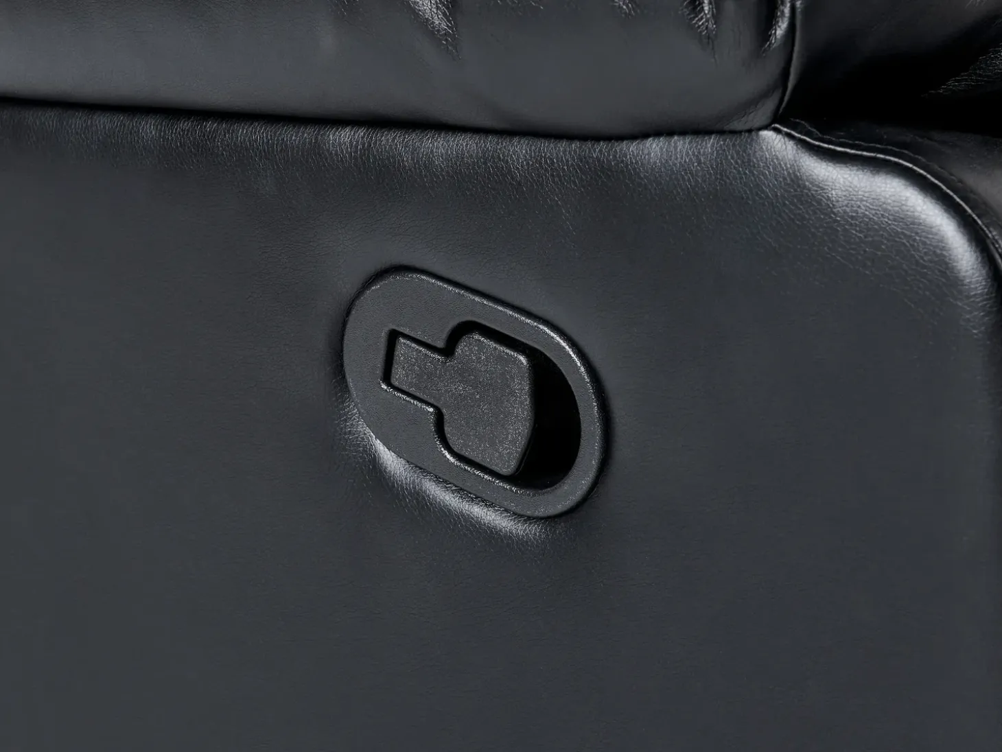 Clearance Sofa z manualną funkcją relaksu dla 2 osób BERGEN Ekoskóra Sofy Dwuosobowe|Kolekcje Sof