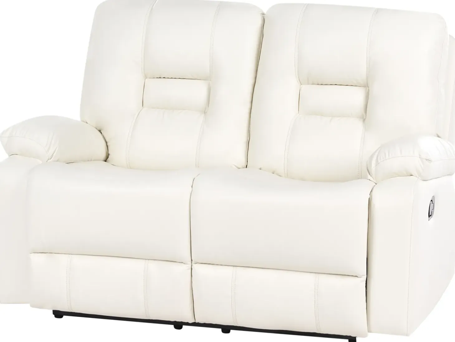 Online Sofa z manualną funkcją relaksu dla 2 osób BERGEN Ekoskóra Sofy Dwuosobowe|Kolekcje Sof
