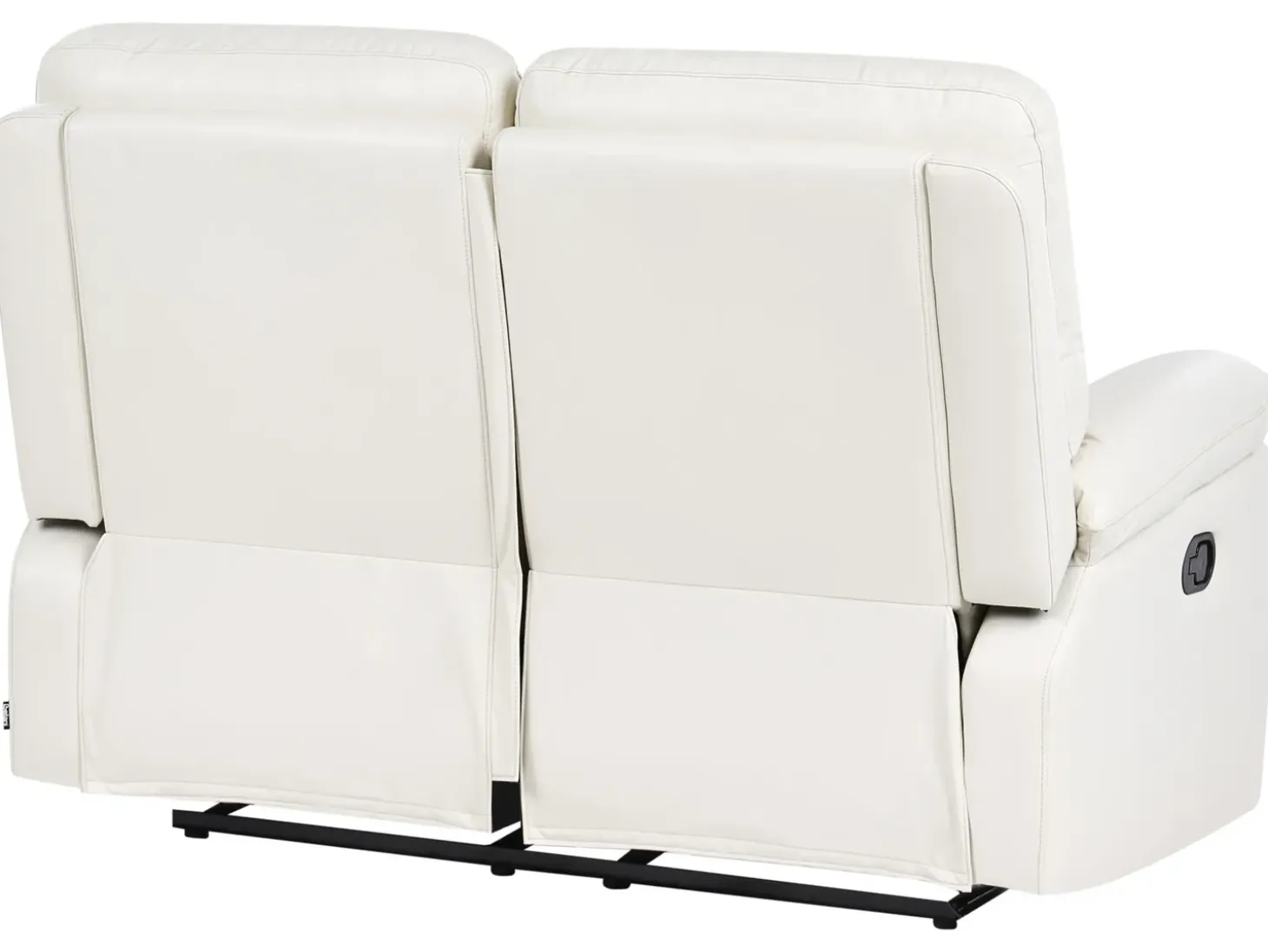 Online Sofa z manualną funkcją relaksu dla 2 osób BERGEN Ekoskóra Sofy Dwuosobowe|Kolekcje Sof