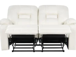 Online Sofa z manualną funkcją relaksu dla 2 osób BERGEN Ekoskóra Sofy Dwuosobowe|Kolekcje Sof