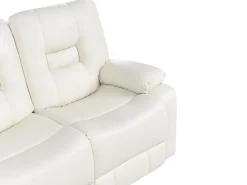 Online Sofa z manualną funkcją relaksu dla 2 osób BERGEN Ekoskóra Sofy Dwuosobowe|Kolekcje Sof