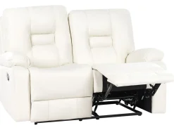 Online Sofa z manualną funkcją relaksu dla 2 osób BERGEN Ekoskóra Sofy Dwuosobowe|Kolekcje Sof