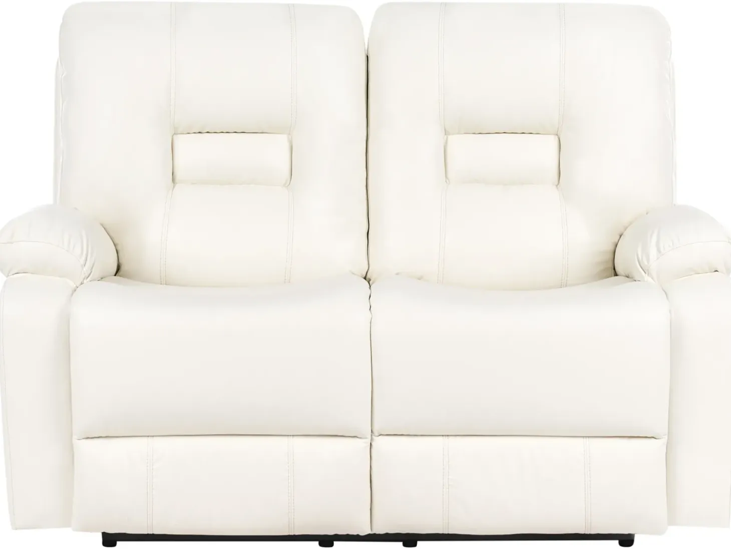 Online Sofa z manualną funkcją relaksu dla 2 osób BERGEN Ekoskóra Sofy Dwuosobowe|Kolekcje Sof