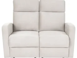 Online Sofa z manualną funkcją relaksu dla 2 osób VERDAL Welur Z wysuwanym podnóżkiem Sofy Tapicerowane|Sofy Dwuosobowe