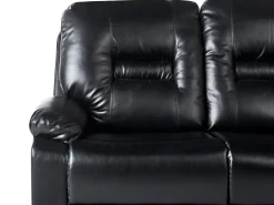 Hot Sofa z manualną funkcją relaksu dla 3 osób BERGEN Ekoskóra Kolekcje Sof|Sofy Skórzane
