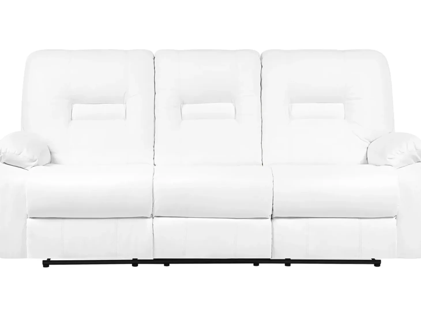 Hot Sofa z manualną funkcją relaksu dla 3 osób BERGEN Ekoskóra Kolekcje Sof|Sofy Skórzane