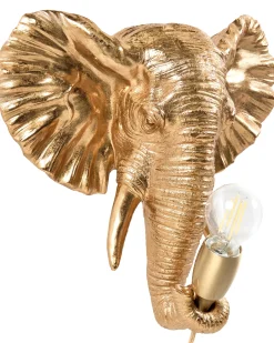 Słoń Lampa ścienna ELEPHANTI Złoty