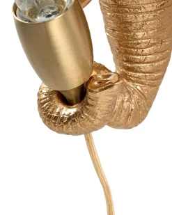 Słoń Lampa ścienna ELEPHANTI Złoty