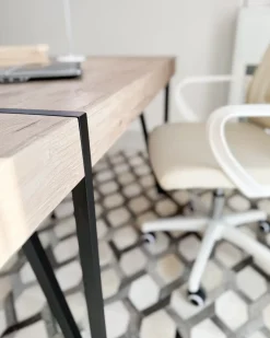 Outlet Stół do jadalni ADENA Jasnobrązowy 90 cm Stoły Do Jadalni|Wszystkie Stoły
