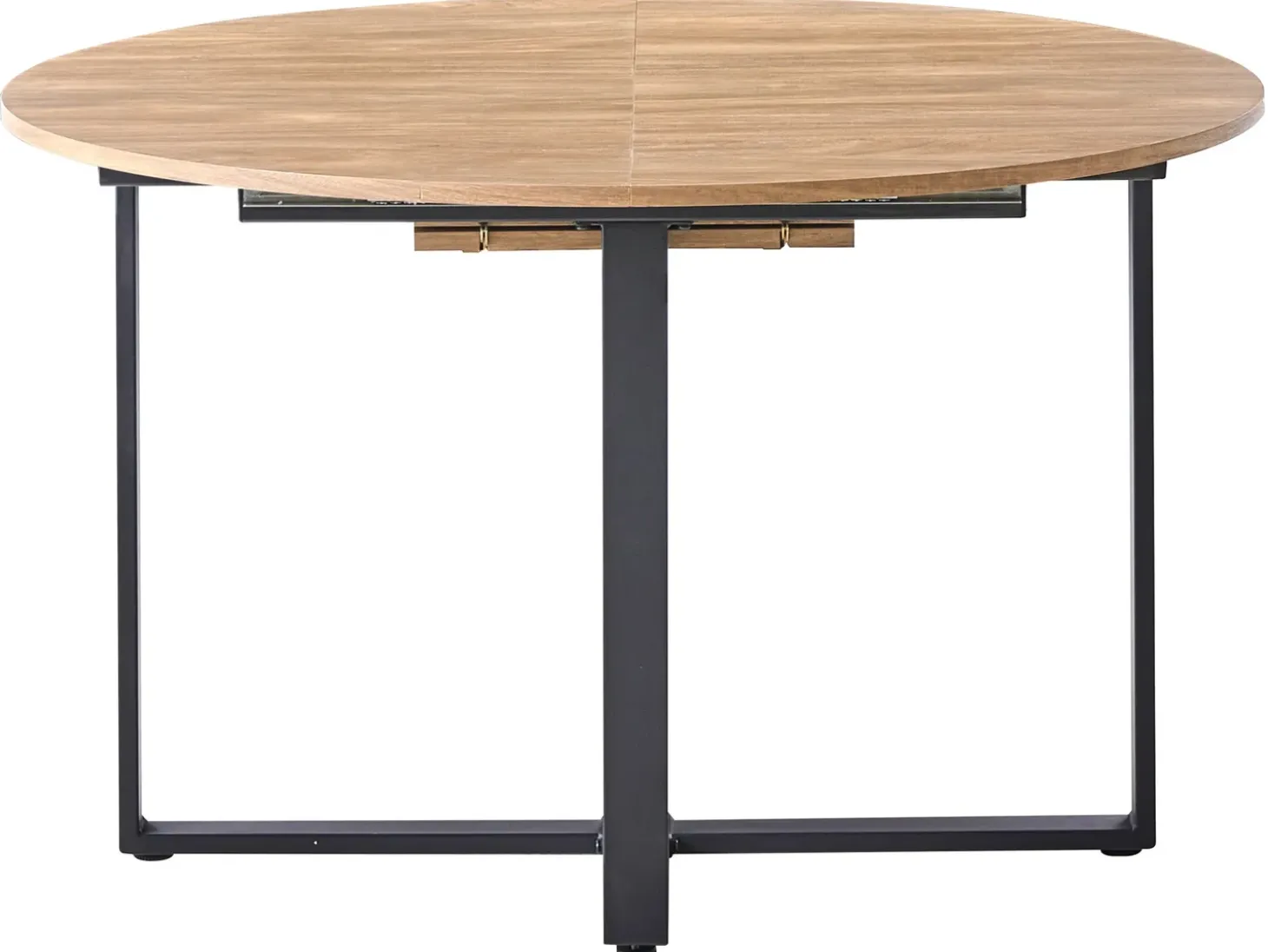 Clearance Stół do jadalni ALEXANDRINA Brązowy 120/160 cm 120 cm Stoły Do Jadalni|Wszystkie Stoły
