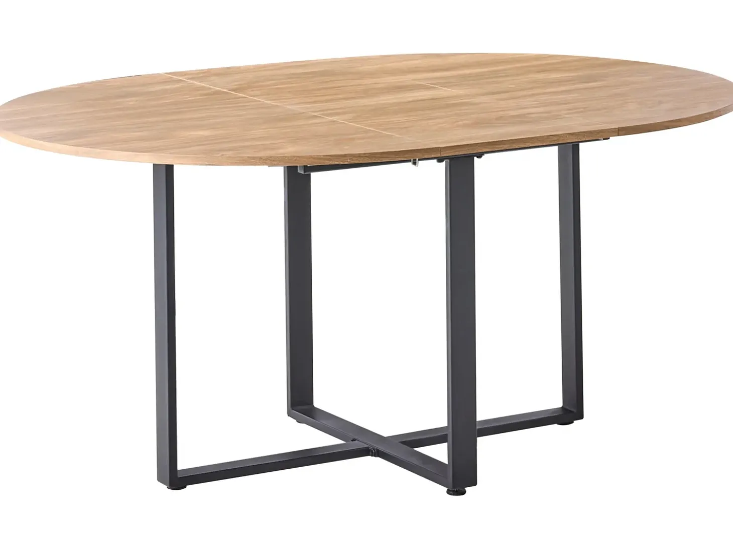 Clearance Stół do jadalni ALEXANDRINA Brązowy 120/160 cm 120 cm Stoły Do Jadalni|Wszystkie Stoły