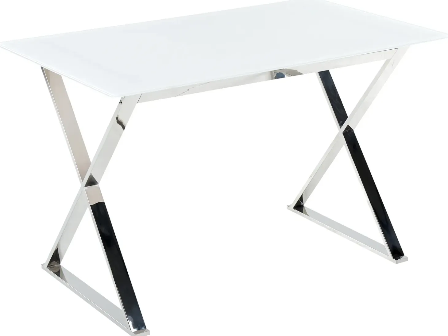 Clearance Stół do jadalni ATTICA Biały 120 cm 70 cm Szkło hartowane Stoły Do Jadalni|Wszystkie Stoły