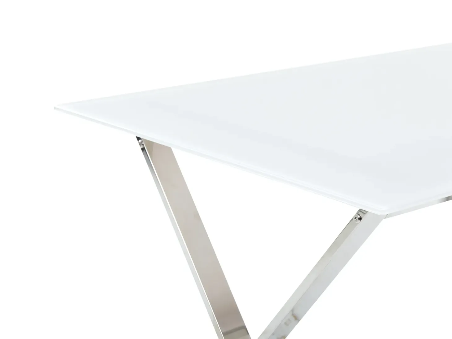 Clearance Stół do jadalni ATTICA Biały 120 cm 70 cm Szkło hartowane Stoły Do Jadalni|Wszystkie Stoły