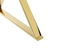Sale Stół do jadalni ATTICA Marmur/ złoty 120 cm 70 cm Szkło hartowane Stoły Do Jadalni|Wszystkie Stoły