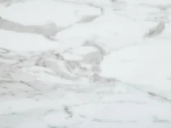 Outlet Stół do jadalni BALLINA Biały marmur 160 cm 90 cm Szkło hartowane Stoły Do Jadalni|Wszystkie Stoły